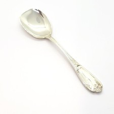 Servizio di 6 Cucchiaini da Gelato in Argento - Greggio Argento Stile Luigi XV