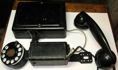 Telefono vintage western - telefono,