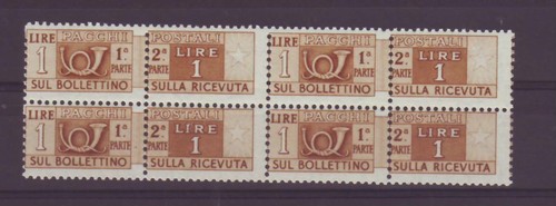 Repubblica 1946 pacchi ruota - ruota, 1