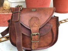 Borsa tote hippie a tracolla GVB in pelle di mucca vintage messenger da donna