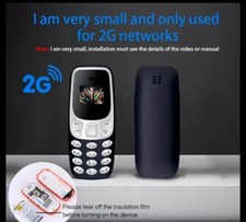 mini cellulare modello Nokia, dual sim con custodia, auricolare e cavi.