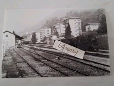 Fotografia Linea Omegna Novara Alessandria Stazione di Omegna Locomotiva a vapor