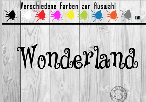 Adesivo wonderland bike - wonderland,