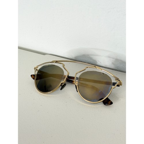 Dior real sunglasses gold - real,