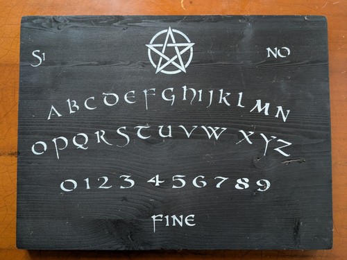 Tavola ouija artigianale - ouija,