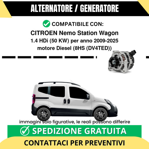 Alternatore citroen nemo - alternatore,
