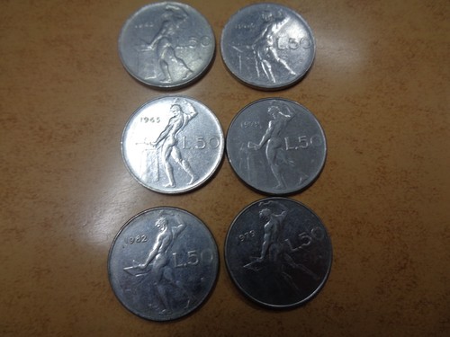 Monete lire piu - 50,