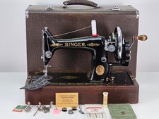 1948 Singer 99K Sewing Machine, Serviced +Warranty,HeavyDuty For Leather,Fabric 