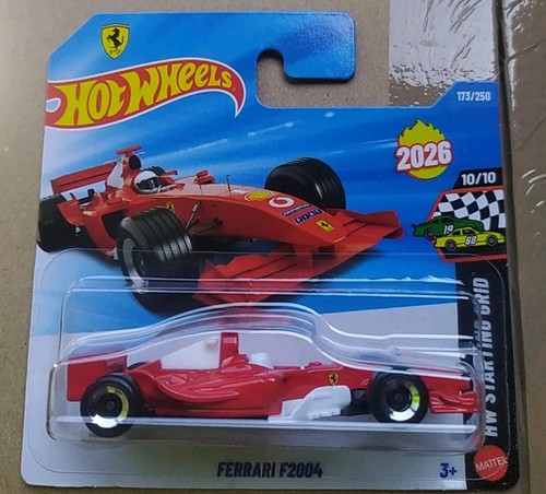 Hot wheels 2026 ferrari f2004 - hot,