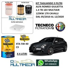 TAGLIANDO FILTRI OLIO BARDAHL