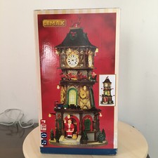 Lemax  Christmas Clock Tower 45735 Ottime Condizioni Poliresina
