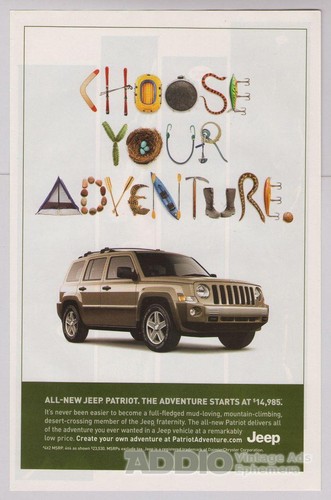 Pubblicità auto jeep patriot - pubblicità,