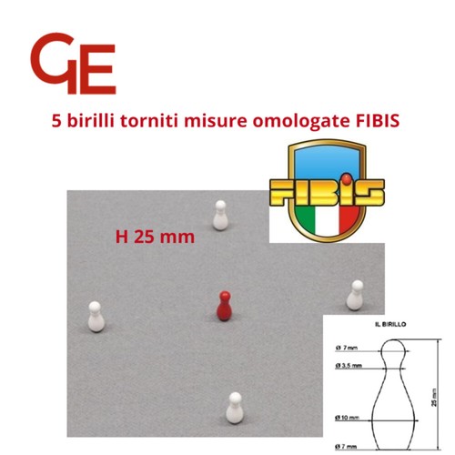 Set birilli torniti in - 5,