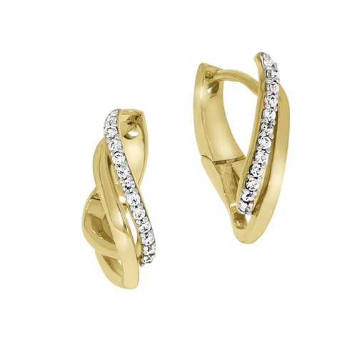 Celesta gold creole pieghevoli - gold,