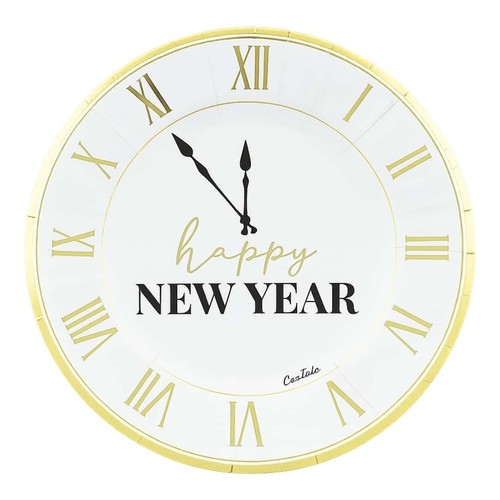 Piatti piani happy new year - happy,