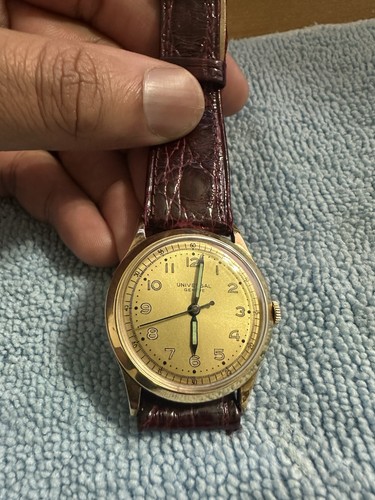 Universal geneve 1940s 18kt - geneve,