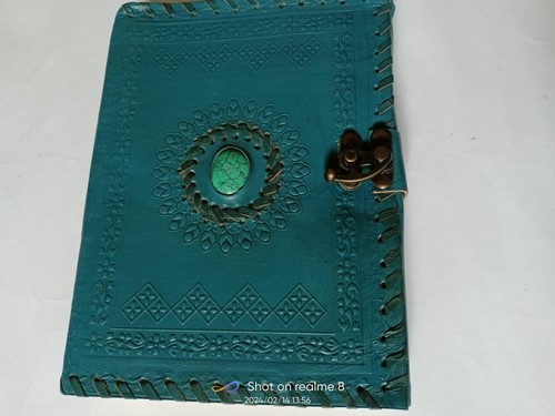 Quaderno diario pelle fatto - in,