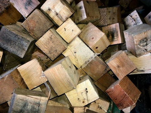 100 blocchi pallet legno - x,
