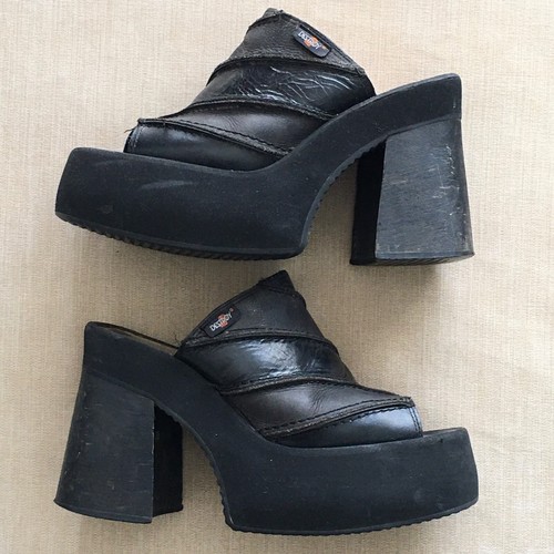 Rari zoccoli platform neri