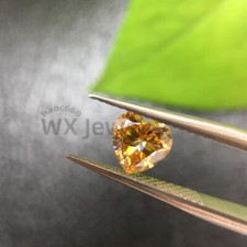 1-4ct Champagne Color Heart
