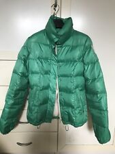 Piumino giacca giaccone donna GUESS vera piuma d'oca verde taglia XS