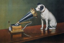 His Master's Voice di Francis Barraud musica vintage stampa giclée + spedizione gratuita