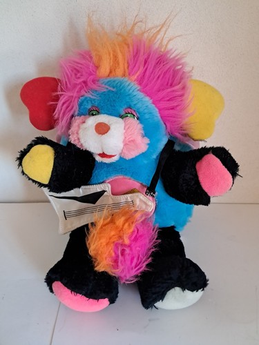Peluche vintage popples rock - vintage,