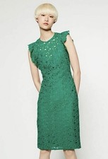 Zara Vibrant Green Midi Dress