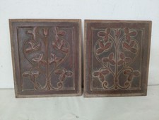 Coppia pannelli in legno