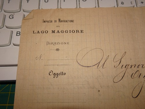 Antico documento impresa - impresa, di