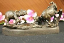 Bronzo Tre Elefanti Passeggio