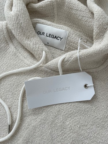 Our legacy flat hoodie - legacy, bianco