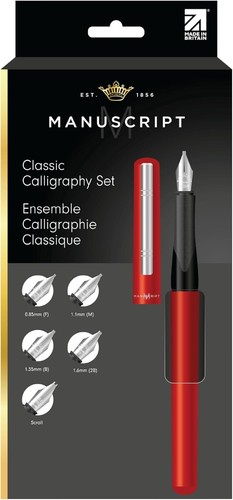 Set penne calligrafiche - set, di