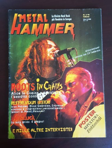 Metal hammer febbraio 1996 - metal,