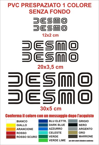 Kit adesivi desmo ducati - ducati, 6