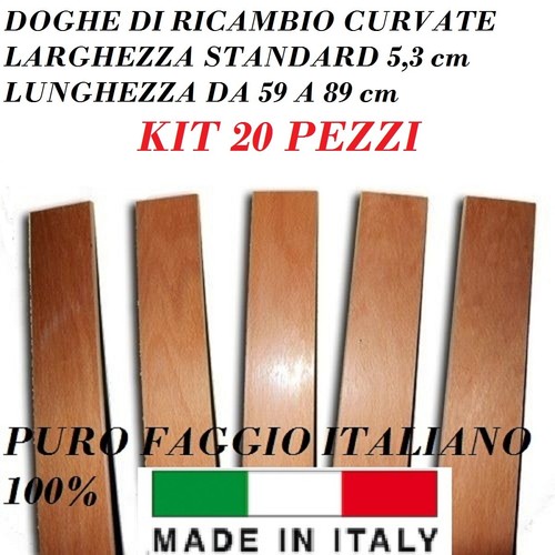 Kit20 doghe ricambio per - ricambio,