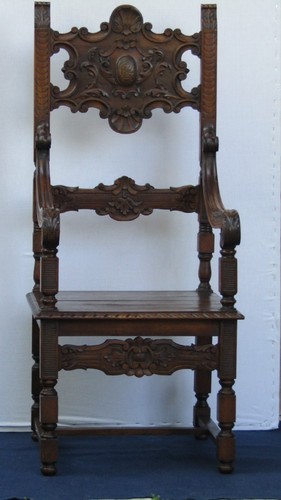 R733 antica poltrona trono - poltrona,