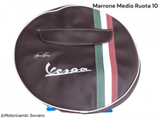 Copriruota Ruota 10 Marrone Medio Tricolore Lungo Vespa 50 Special 125 Et3