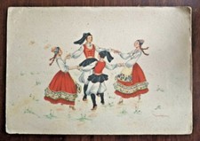 6892 CARTOLINA LIMPI SARDEGNA BAMBINI DI OLLOLAI NON VIAGGIATA