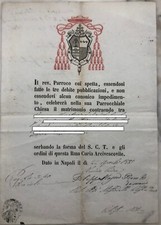 Antico documento filigranato
