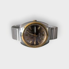 Orologio Uomo Avia 25 Jewels Automatico Giorno/Data + Libretto 1980 Ticchettio Swiss Made