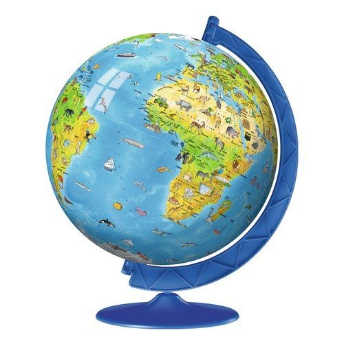 Puzzle globo mappamondo - 3d,