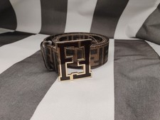 FENDI BELT GOLD/BROWN - Size