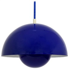 Lampada a sospensione smaltata