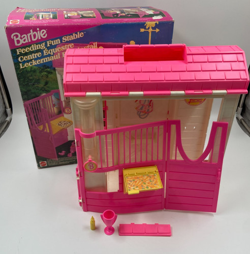 Barbie feeding fun stable - barbie,