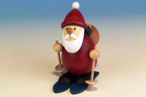 Figura legno babbo natale - figura,