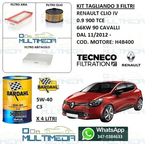 Kit tagliando filtri olio - filtri,