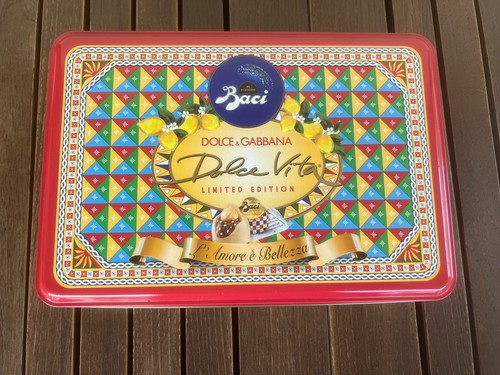 Scatola latta dolce gabbana - scatola,