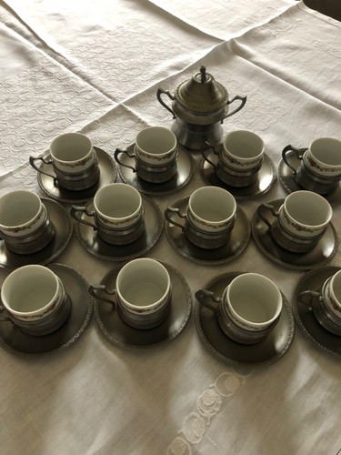 Tazzine caffe peltro e - tazzine,