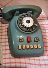 Telefono vintage da centralino in bachelite azzurro Ts,8010 P6/2-IV anni 60/70